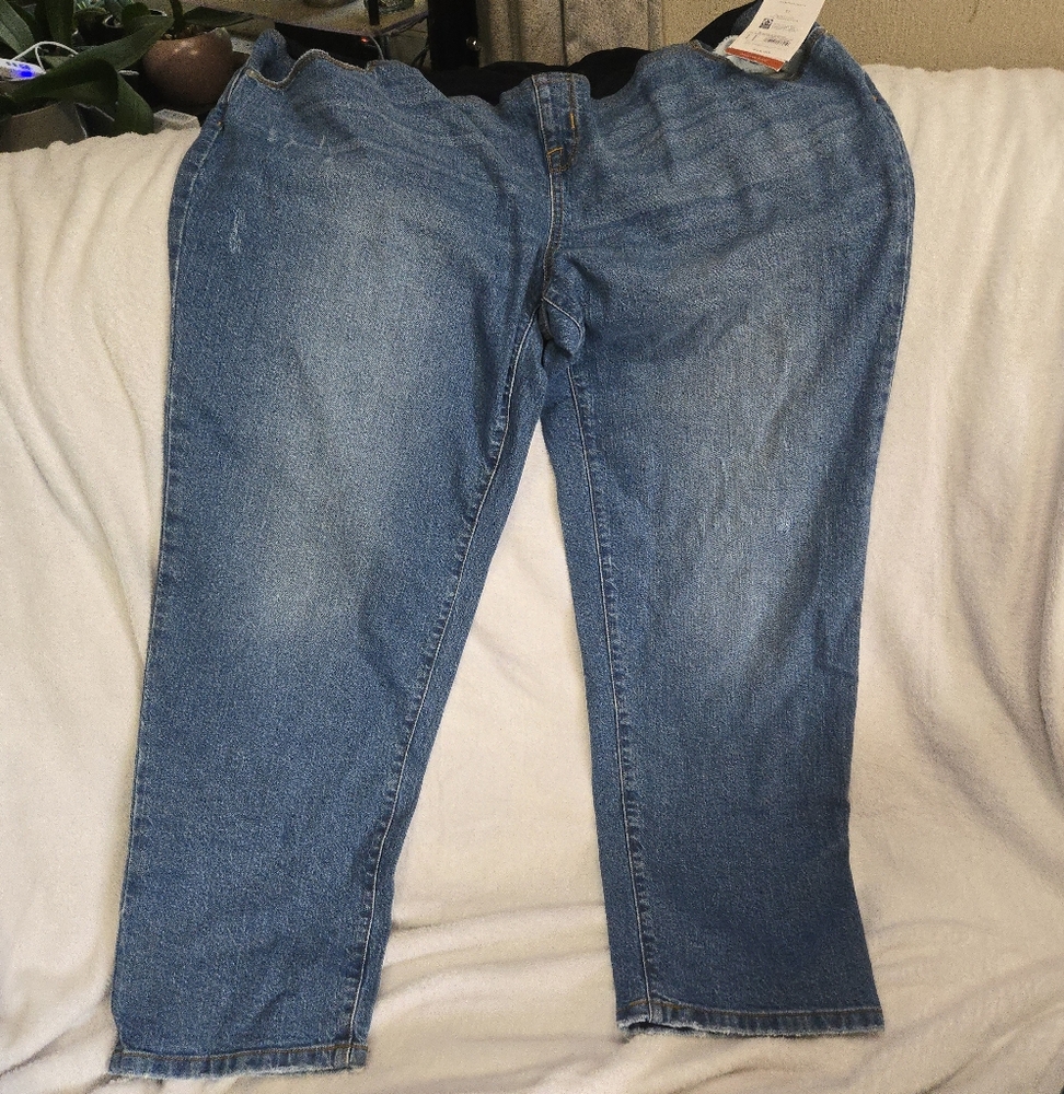 Classic Blue Women's Maternity Jeans